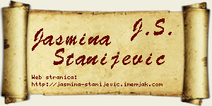 Jasmina Stanijević vizit kartica
